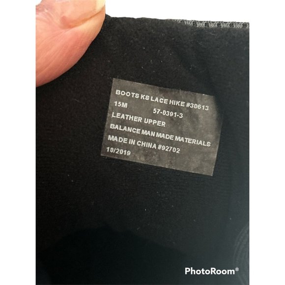 Boulder Creek By Kingsize Men's Big & Tall ™ Lace-Up Hiking Boots - Picture 7 of 7